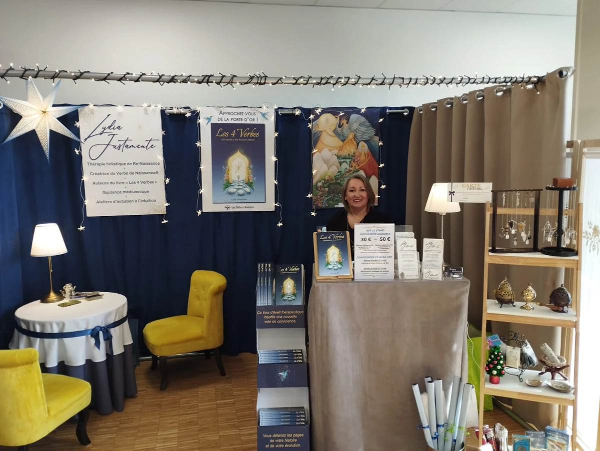 Un salon avec Lydia Justamente
